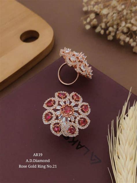 AR 18 AD Diamond Fancy Rings