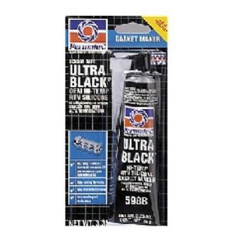 Ultra Black OEM Hi Temp Room Temperature Vulcanizing Gasket Material ...
