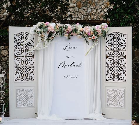 50 Amazing Wedding Backdrop Ideas Inspire You - Hi Miss Puff