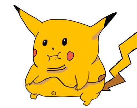 Made a fat pikachu : pokemon