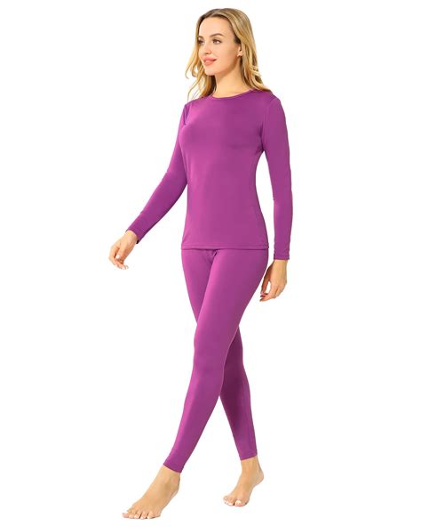 Snapklik.com : Womens Thermal Underwear Set Long Johns Base Layer ...