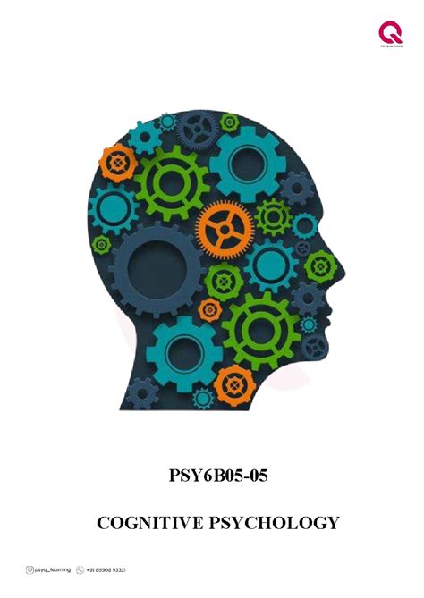 COG 101: Cognitive Psychology Overview and Key Concepts - Studocu