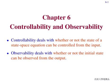 Image result for Controllability and Observability Formulas