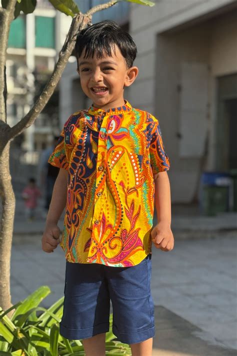 Buy Boys Pushpa Pure Cotton Printed Clothing Set Online in India ...