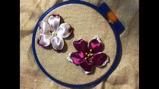 D.I.Y. Satin Ribbon Leaves – 4 Patterns | Cantinho do Video