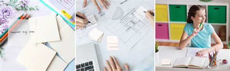 Transparent Sticky Notes - 3x3 inch (PACK OF 100) Clear Sticky Notes ...