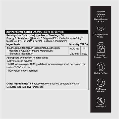 Slow Triple Magnesium Complex Capsules | Wellbeing Nutrition