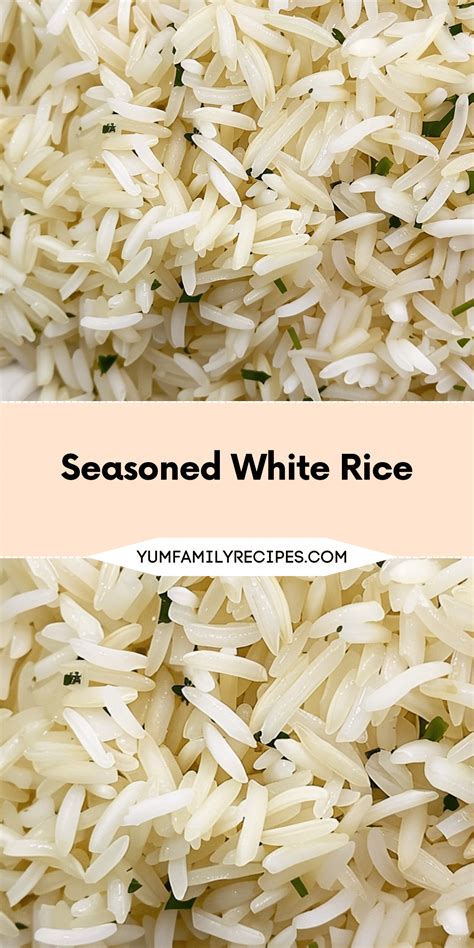 Seasoned White Rice | Yum Family Recipes