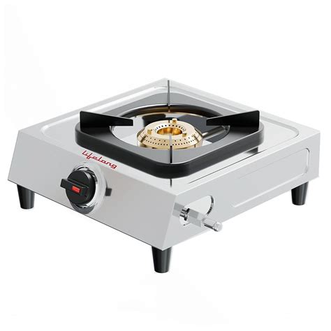 Lifelong Llgs299 Automatic Ignition 1 Burner Stainless Steel Gas Stove ...