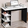 ABOUT SPACE Study Table with 3 Tier Bottom Storage - Modern Tabletop ...