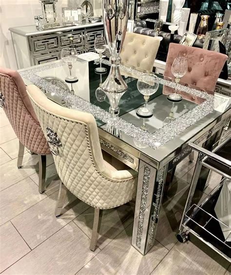 Silver Dining Room Table