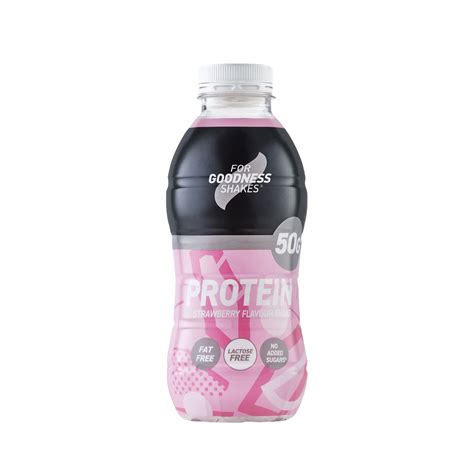 New 50G Protein Shakes | Chocolate or Strawberry 8-Pack | For Goodness ...