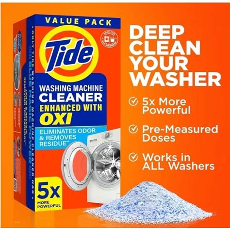 Tide Washing Machine Cleaner Instructions 的图像结果