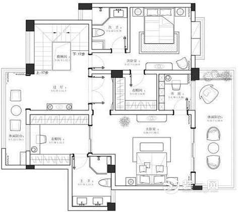 六室两厅三卫户型图 300平米现代风格装修案例赏析 - 本地资讯 - 装一网