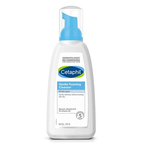 Cetaphil Gentle Foaming Cleanser - 236ml | Mild Daily Face Cleanser for ...