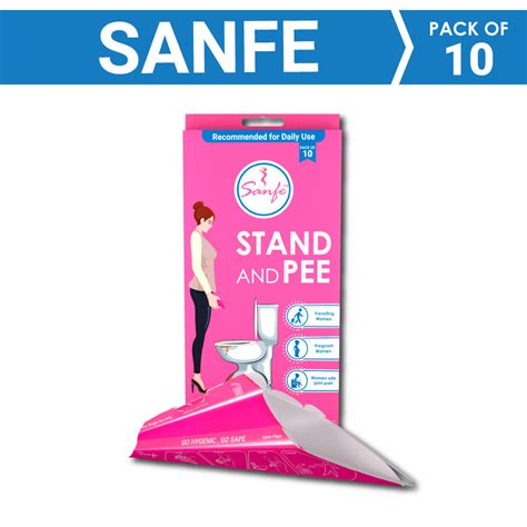 Buy Sanfe Personal Hygiene and Sanitation Device for Female (Pack of 10 ...