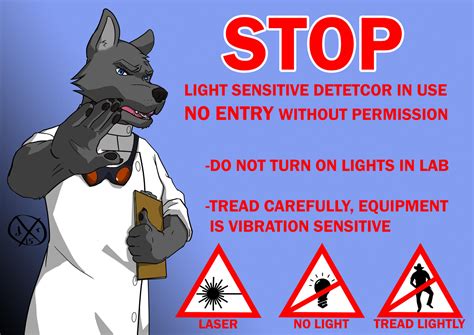Image result for Scary Lab Sign