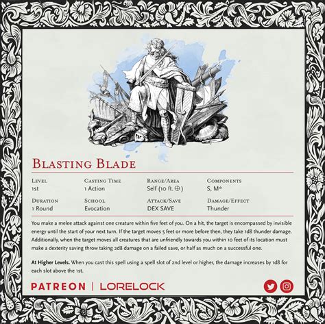 [OC] Ever felt like Booming Blade needed a little more punch? : r/DnD