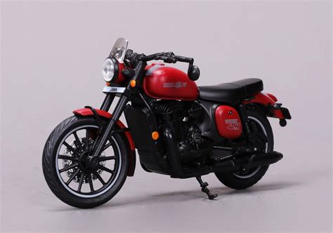Buy JAWA 42 bike miniature scale model bike in Orion Red colour scale 1 ...
