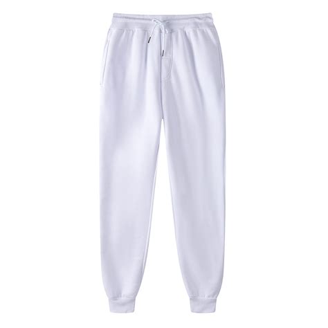 Mens Sweatpants Cotton Fleece Active Athletic Workout Jogger Sweatpants ...