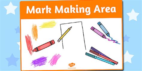 👉 Mark Making Area Sign