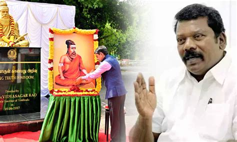 It is unacceptable to dress Thiruvalluvar in saffron ...