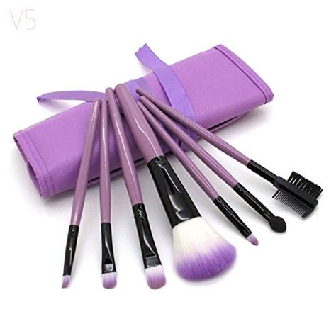Fission Orange : Professional 7 PCS Makeup Brushes Set Tools Make-up ...
