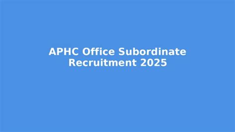 APPSC FBO ABO Eligibility and Physical Test Details 2025 – Check Height ...