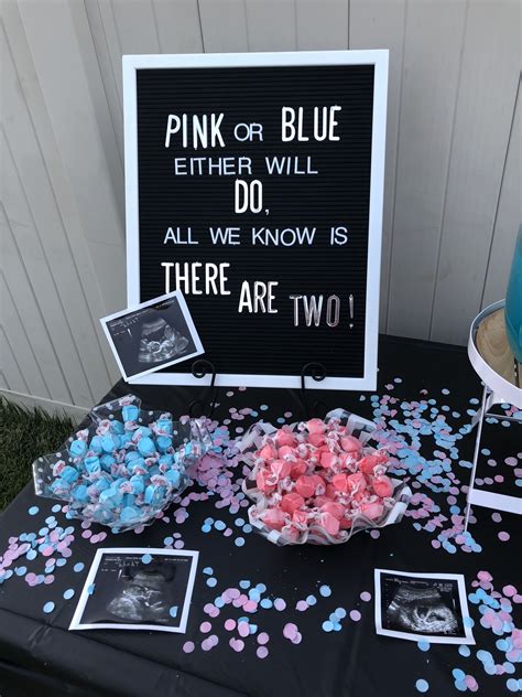Twin Gender Reveal Party Ideas