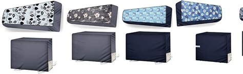 ANPRO Split Ac Cover With Indoor and Outdoor Unit for 1.5 Ton Capacity ...