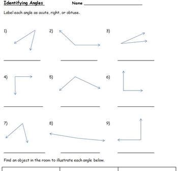 Image result for Identifying Angles Lesson
