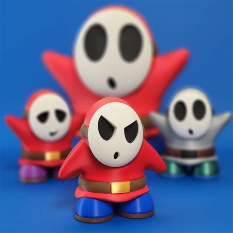 Datei STL Shy Guy Mehrfarbiger Einzelextruder・Design für 3D-Drucker zum ...