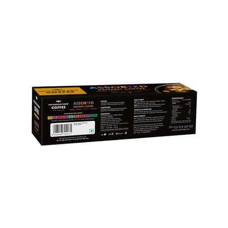 Buy COLOMBIAN BREW ASSORTED INSTANT COFFEE BOX (STRONG VANILLA HAZELNUT ...