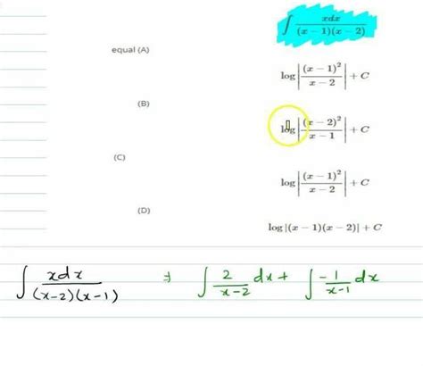 Integral dx/x(x+1)(x+2) - Brainly.in