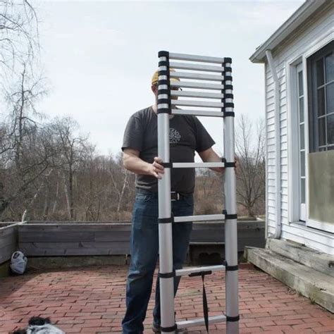 Telescopic Ladder - 7 Step 6.5ft Aluminium Foldable Telescopic Ladder ...