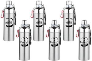 PRABHA by Prabha Slim Single Wall Steel Fridge Water Bottle Office ...