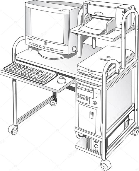 Computer Lab Drawing Simple 的图像结果