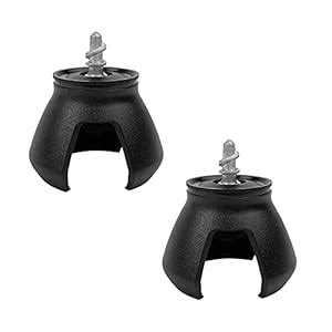 2 Pieces Black Plastic 3-Prong Golf Ball Pick Up Retriever Claw Putter ...