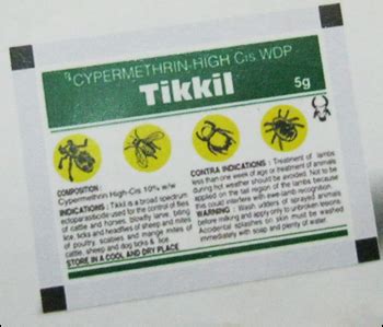 Medicines :: TIKKIL (CYPERMETHRIN HIGH-CIS) 5g - VetPlus | Everything ...