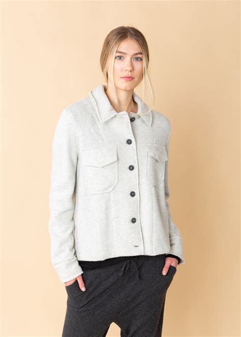 MJ. Watson Wool Cashmere Jacket - Heather | Garmentory
