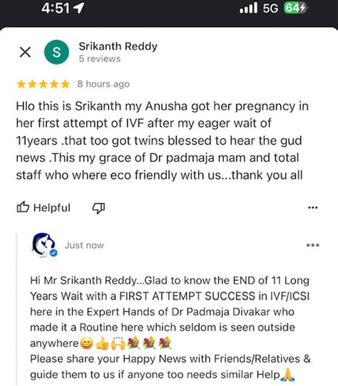 Successful IVF Baby Gallery Padmaja Fertility Center Hyderabad