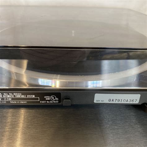 Technics SL-BD20 Semi-Automatic Belt/Drive Turntable | Ubuy India