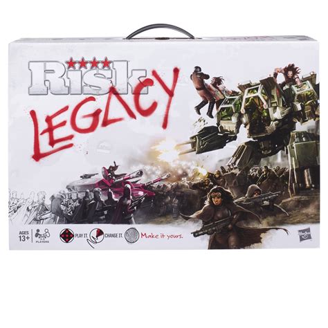 Hasbro Gaming Avalon Hill Risk Legacy Strategy Tabletop Game Immersive ...