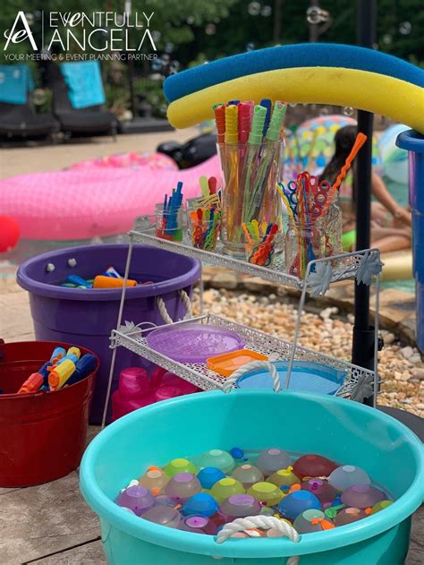 Pool Party Activities | Pool party decorations, Splash party, Water birthday