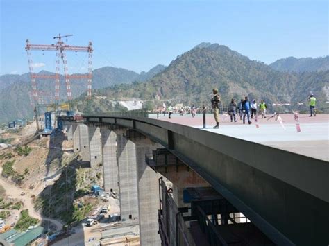World's Highest Rail Bridge - Chenab Rail Bridge Is Almost Ready