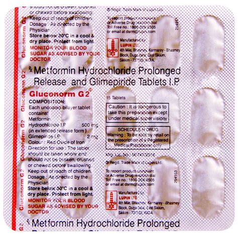 Gluconorm G 2 Tablet | Uses, Side Effects, Price | Apollo Pharmacy