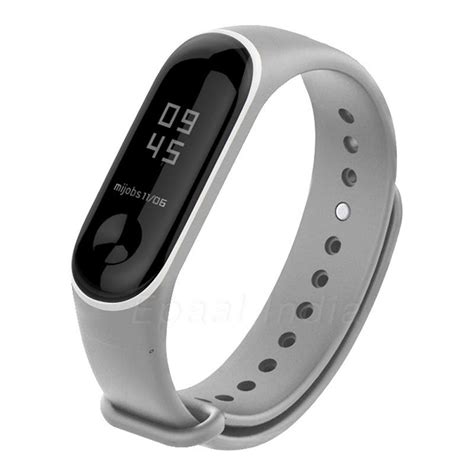 Strap for Mi Band 3 / Mi Band 4 Dual Color Silicone Replacement Strap ...
