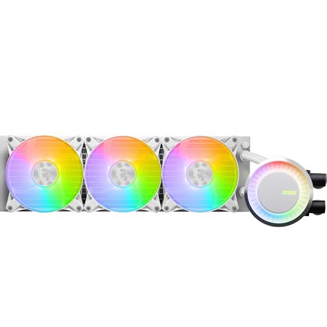 Buy MSI MAG CORELIQUID E360 WHITE CPU Liquid Cooler - d Copper Cold ...