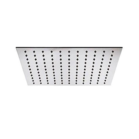 jolly's shine Ultra Slim 6x6 Square Shower (1.00, 6 in) (Stainless ...