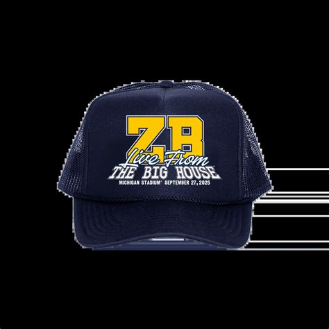Zach Bryan Big House Hat - Official Zach Bryan Michigan Show